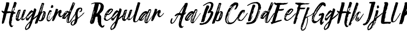 Hugbirds Regular font