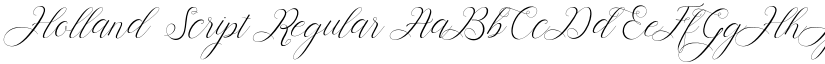 Holland Script font download