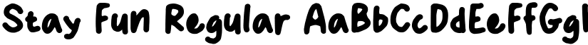 Stay Fun Regular font