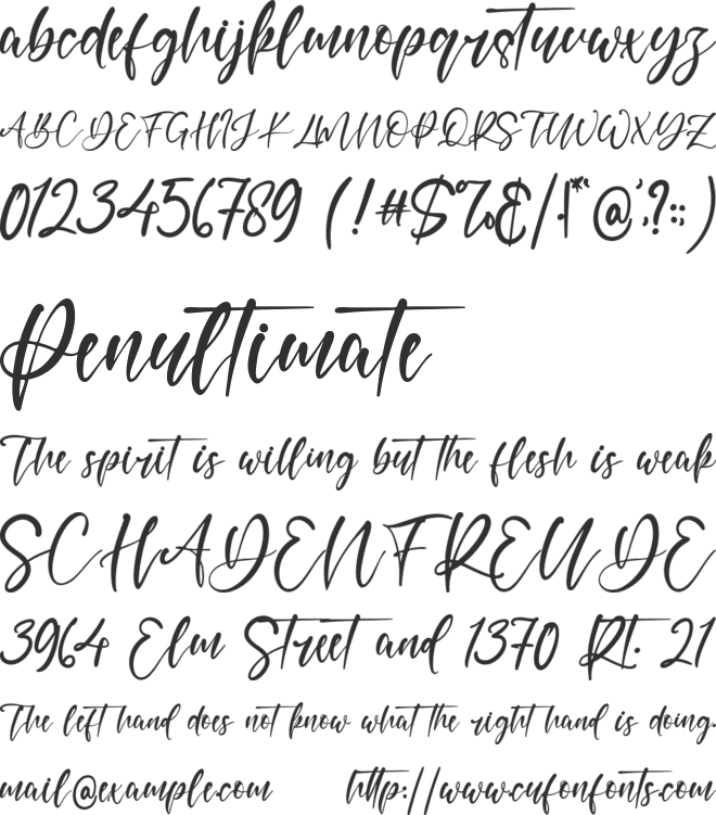 Blackgemstone font preview