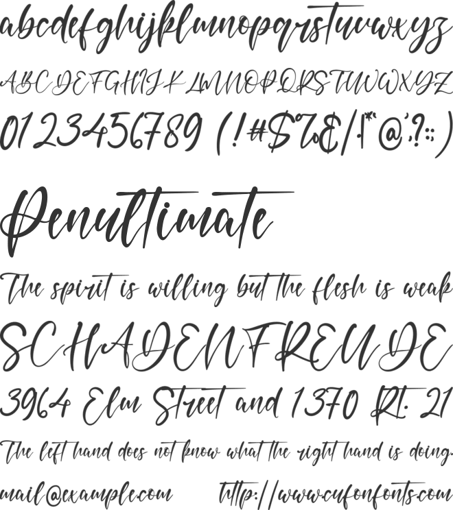 Blackgemstone font preview