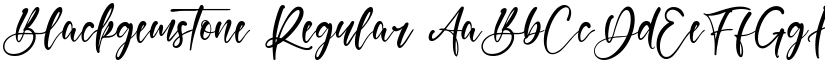 Blackgemstone Regular font