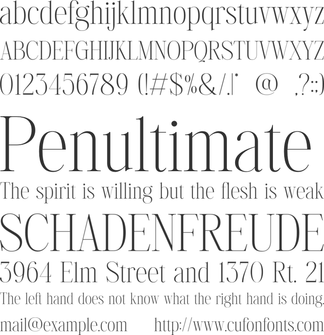 Lonalista font preview