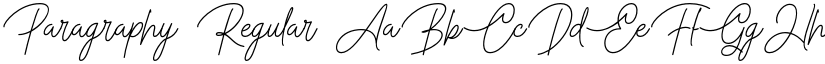 Paragraphy Regular font