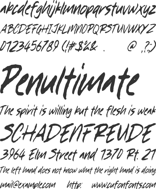 Rockicks font preview
