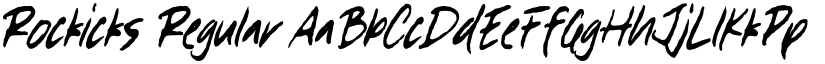 Rockicks font download