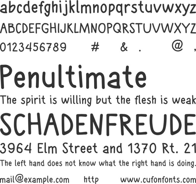 Monday Mood font preview