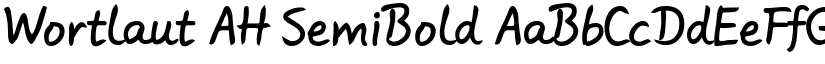 Wortlaut AH SemiBold font