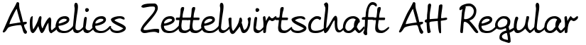 Amelies Zettelwirtschaft AH font download