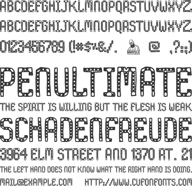 Stupid Fashion font preview