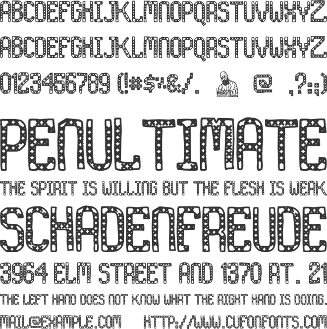 Stupid Fashion font preview