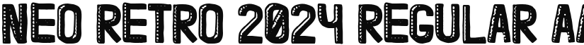 Neo Retro 2024 Regular font