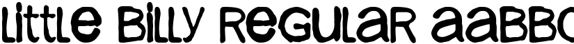 Little Billy Regular font