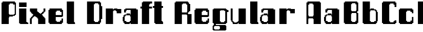 Pixel Draft Regular font