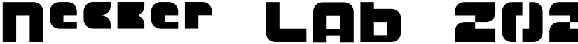Necker LAB 20220330 Regular font