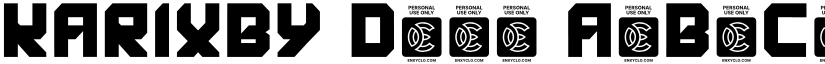 KARIXBY Demo font