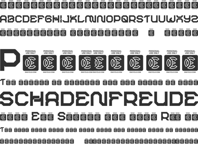 ROBMAX-36 font preview