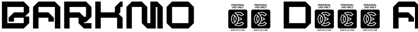 BARKMO-36 font download