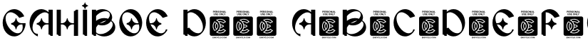 GAHIBOE font download