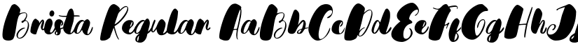 Brista Regular font