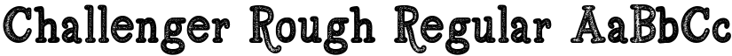 Challenger Rough Regular font