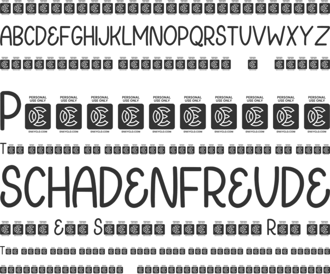 NCL Ricadelho font preview