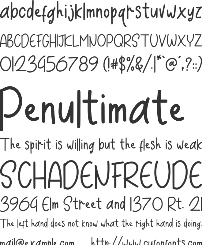 downloadme font preview