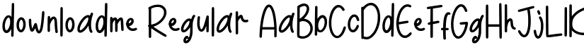downloadme Regular font