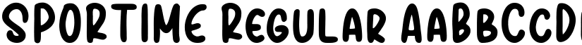 SPORTIME Regular font