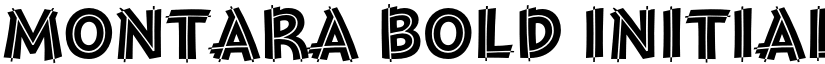 Montara Bold Initials font