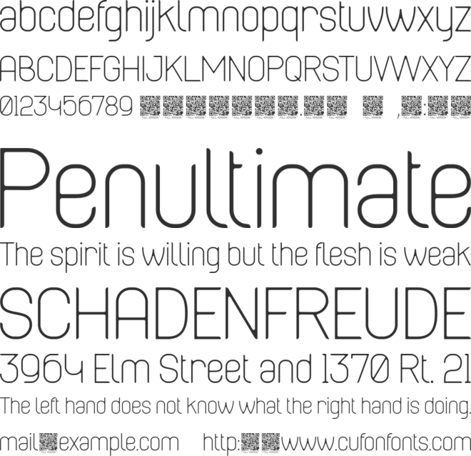 Cabo Soft font preview