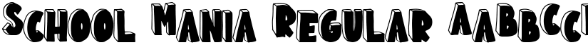 School Mania Regular font