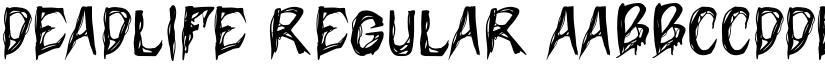 Deadlife Regular font