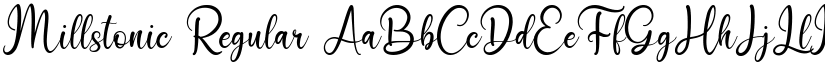 Millstonic Regular font