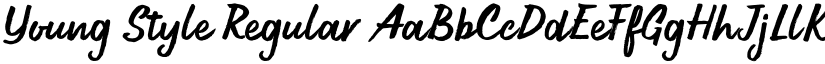 Young Style Regular font