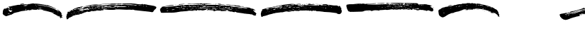 Strong Brush Underlines Regular font