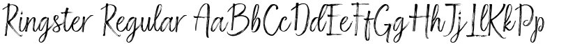 Ringster Regular font
