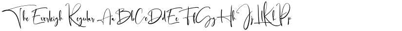 The Everleigh Regular font