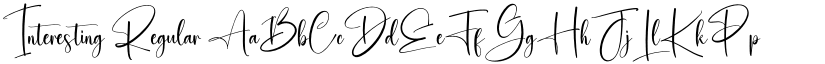Interesting Regular font