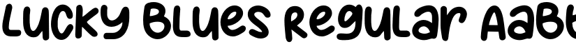 Lucky Blues Regular font