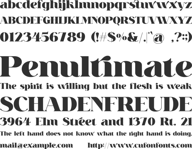 Refile font preview