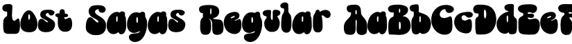 Lost Sagas Regular font