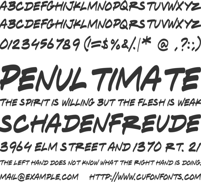 Ok Noted font preview