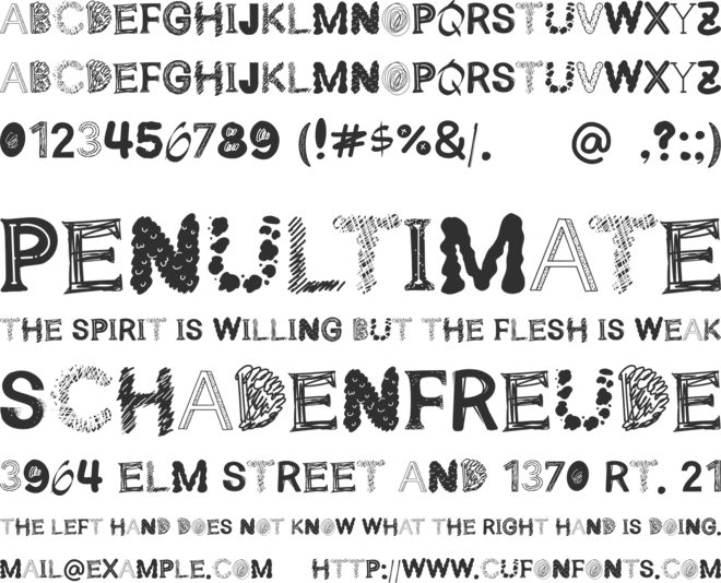Stay Foolish font preview