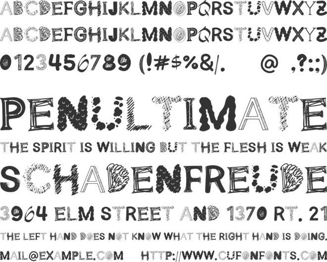 Stay Foolish font preview