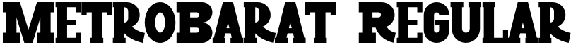 MetroBarat Regular font