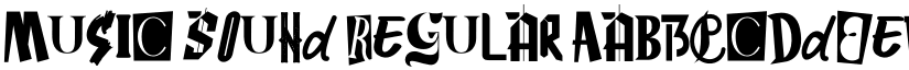 Music Sound Regular font