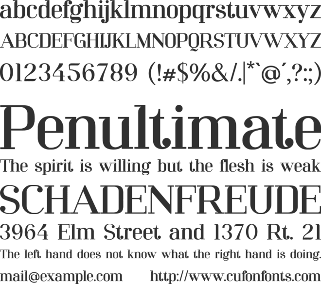 Mechanized font preview