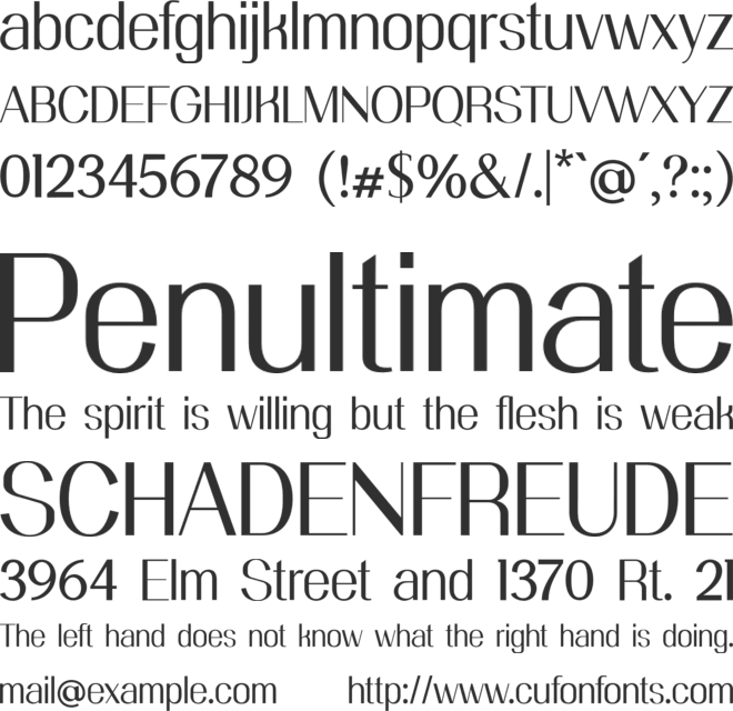 PLAYFUL RUNWAY font preview