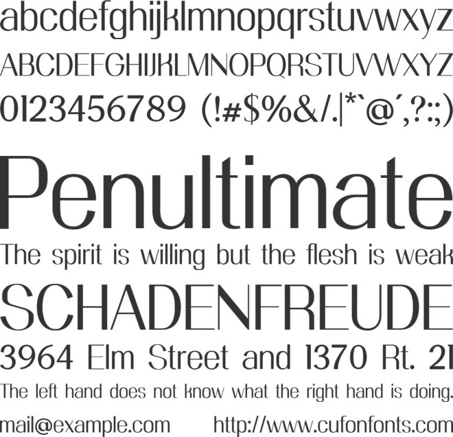 PLAYFUL RUNWAY font preview